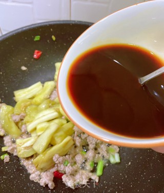 肉终茄子的做法步调：6