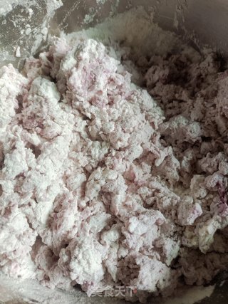 紫薯牛角包的做法步调：3