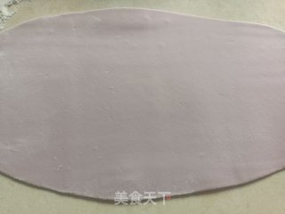 紫薯牛角包的做法步调：5