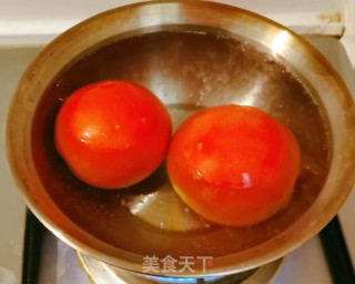 番茄菠菜里的做法步调：2