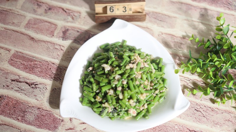 肉终炒豆角的做法