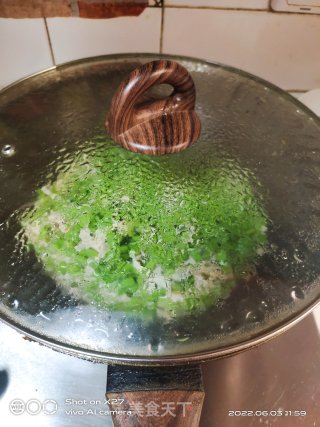 肉终炒豆角的做法步调：8