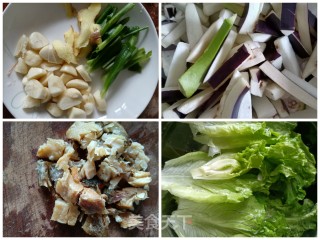 腊鱼茄子煲的做法步调：1