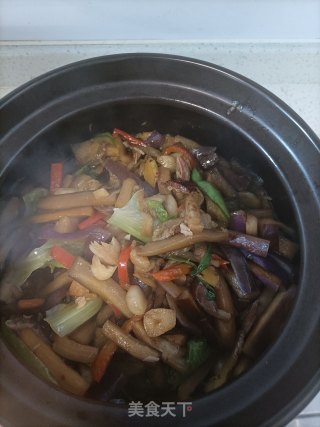 腊鱼茄子煲的做法步调：8