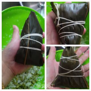 绿豆肉粽的做法步调：8