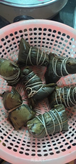 绿豆肉粽的做法步调：12