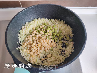 无米蛋炒饭的做法步调：4