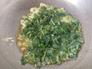 山芹菜炒鸡蛋的做法步调：6