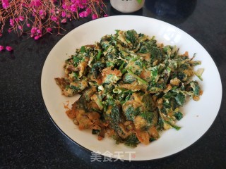 山芹菜炒鸡蛋的做法步调：7