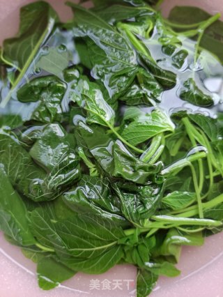 酱牛肉拌家苋菜的做法步调：2