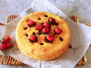 葡萄干蛋糕的做法步调：16