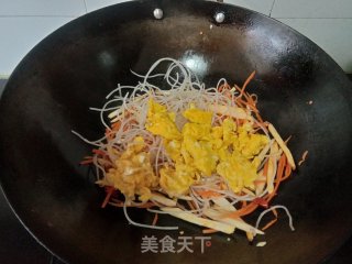 炒开菜的做法步调：6