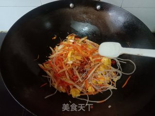 炒开菜的做法步调：9