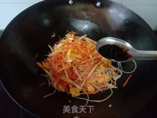 炒开菜的做法步调：8