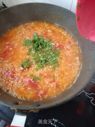 金针菇肉沫汤的做法步调：12