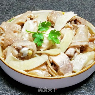 仔姜蒸滑鸡的做法步调：7