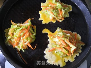 蔬菜鸡蛋饼的做法步调：3