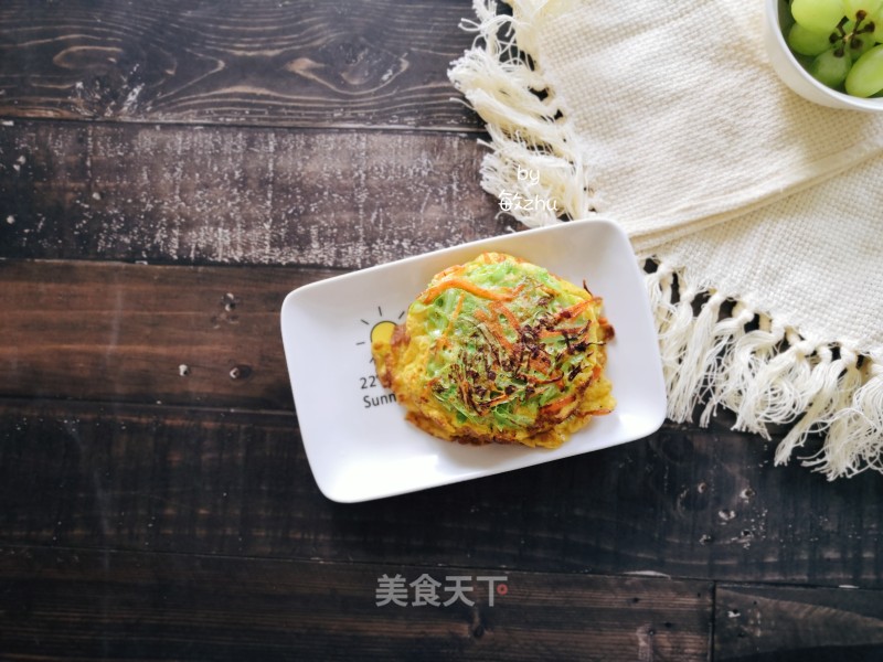 蔬菜鸡蛋饼的做法