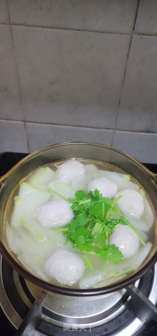 猪肉丸子冬瓜汤的做法步调：6