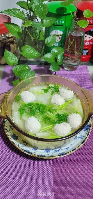 猪肉丸子冬瓜汤的做法步调：7
