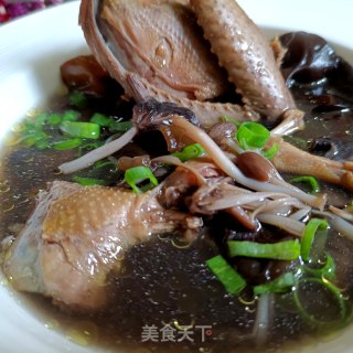 金针菇参苗拌鸽胸肉的做法步调：4