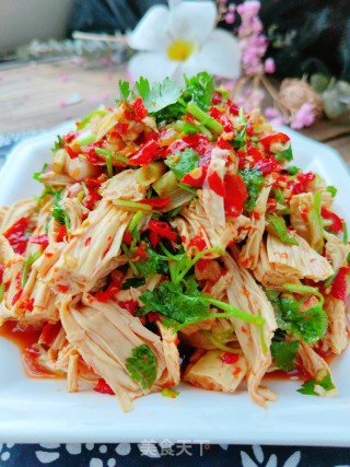 凉拌腐竹的做法步调：6