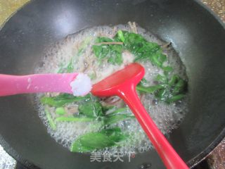 咸五花肉小青菜荞麦里的做法步调：4