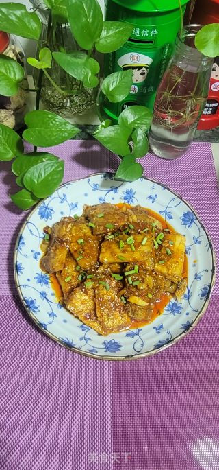 麻婆酱焖带鱼的做法步调：15