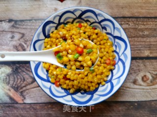 十三喷鼻麻辣玉米粒的做法步调：13