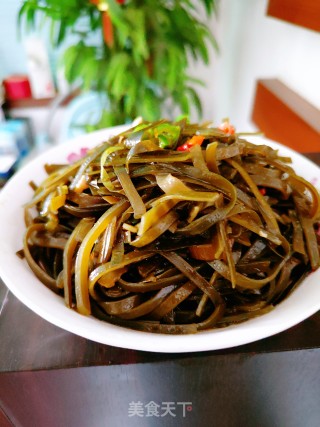 炒海带丝的做法步调：10