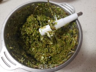 油豆角猪肉馅死煎包的做法步调：4