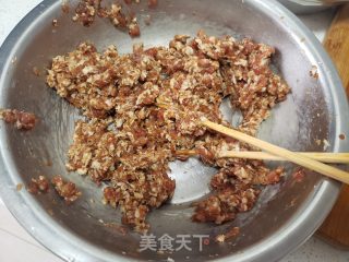 油豆角猪肉馅死煎包的做法步调：6