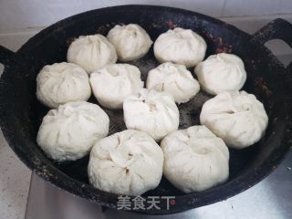 油豆角猪肉馅死煎包的做法步调：14