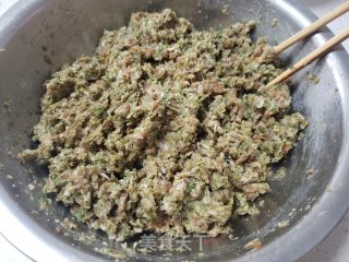 油豆角猪肉馅死煎包的做法步调：8