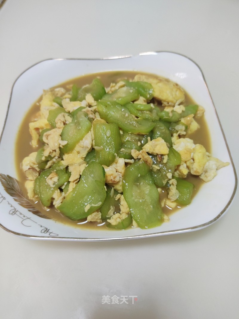 丝瓜炒鸡蛋的做法