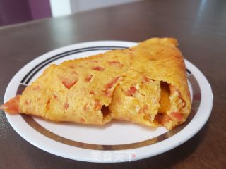 西白柿鸡蛋煎饼的做法步调：8