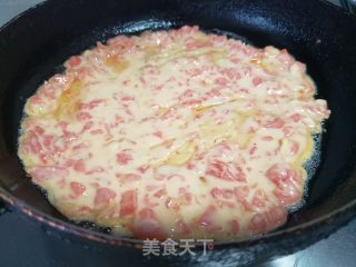 西白柿鸡蛋煎饼的做法步调：4