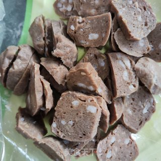 肉丸炒苦瓜的做法步调：2
