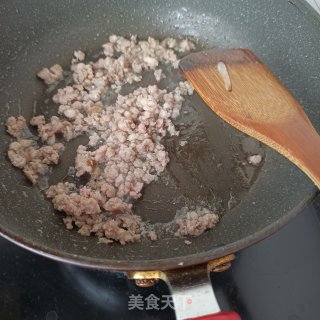 肉沫炒苦瓜的做法步调：10