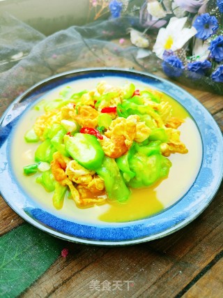 丝瓜炒鸡蛋的做法步调：13