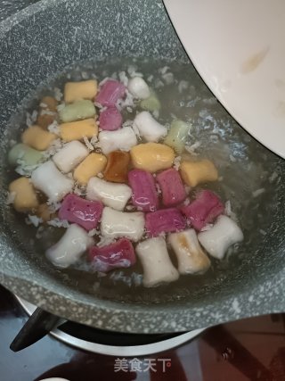 芋圆蛋花汤的做法步调：5