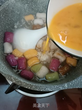 芋圆蛋花汤的做法步调：7
