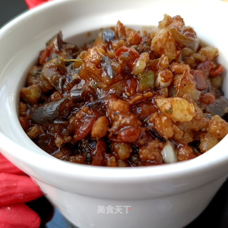 茄子藤椒酱的做法