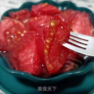 冰镇糖番茄的做法步调：7