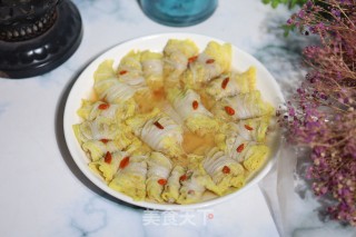娃娃菜蒸肉的做法步调：7
