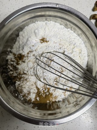 #早饭#不消挨收收酵的蔓越莓蓝莓喷鼻蕉齐麦蛋糕的做法步调：2