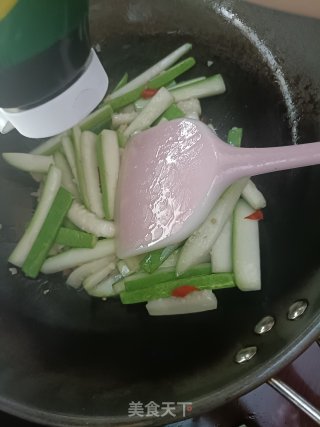 素炒胡子的做法步调：5