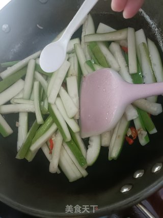 素炒胡子的做法步调：4