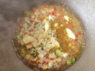 煎蛋烩粉皮的做法步调：8