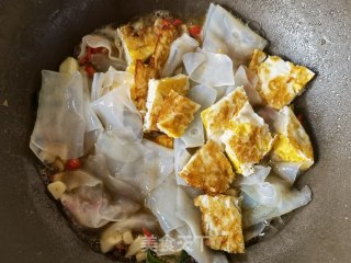 煎蛋烩粉皮的做法步调：9